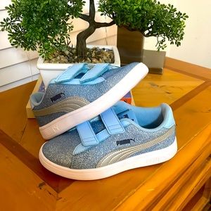 Brand New Blue Sparkling Pumas